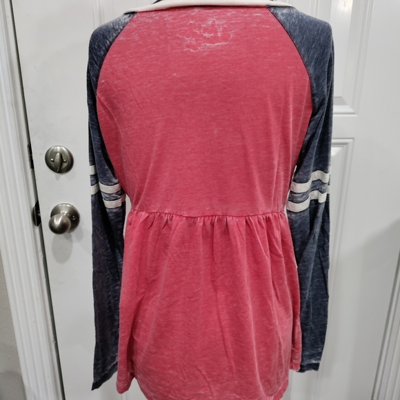 Touch by Alyssa Milano NFL Houston Texans long sleeve maternity blouse s… - Picture 5 of 8